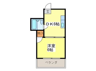 メゾンタツミの物件間取画像